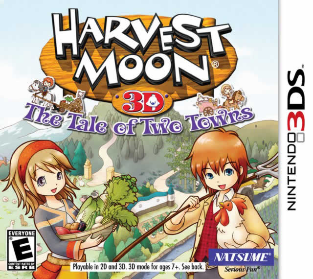 Harvest Moon The Tale of Two Towns Box Art